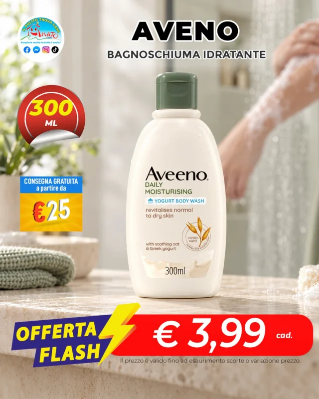 Nuove Promo Flash su detersivi e casalinghi: prezzi convenienti, ma solo per poco.
Dai un’occhiata alle offerte!

✅ Consegna a domicilio GRATUITA - a partire da 25€
✅ Ordina su WHATSAPP ▶ 347 060 8654

📌I punti vendita Amato Point sono aperti con orario continuato dalle 8:30 alle 20:00 dal lunedì al sabato.
Scopri il punto vendita più vicino➡ www.amatopoint.it/punti-vendita

#PromoFlash #Detersivi #Casalinghi #OfferteCasa #amatopoint