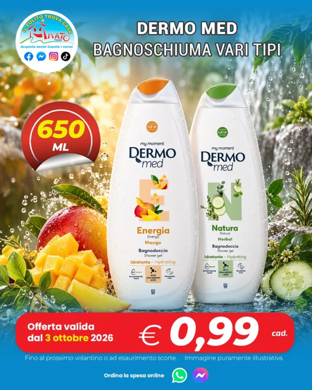 🤩 NUOVO VOLANTINO
Tanti articoli a prezzi super convenienti ti aspettano nei nostri punti vendita. Approfitta di tutte le offerte!

✅ Consegna a domicilio GRATUITA - a partire da 25€
✅ Ordina su WHATSAPP ▶ 347 060 8654

📌I punti vendita Amato Point sono aperti con orario continuato dalle 8:30 alle 20:00 dal lunedì al sabato.
#amatopoint #nuovovolantino #offertenapoli #prezzospeciale #prezzobomba #sconto