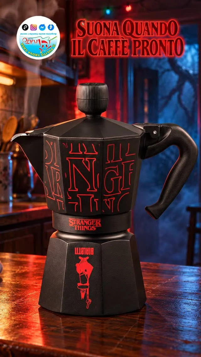 ☕ C'è qualcosa di STRANO nell'aria… e profuma di caffè! 🔴

Dal Sottosopra arriva una novità tutta da scoprire: la Moka Bialetti Stranger Things.
Un incontro tra il rito del caffè italiano e l'atmosfera misteriosa della serie cult.

✨ Il tuo prossimo caffè sarà… soprannaturale!

✅ Consegna a domicilio GRATUITA - a partire da 25€
✅ Ordina su WHATSAPP ▶ 347 060 8654

📌I punti vendita Amato Point sono aperti con orario continuato dalle 8:30 alle 20:00 dal lunedì al sabato.
#AmatoPoint #StrangerThings #MokaBialetti #CoffeeLovers #Novità